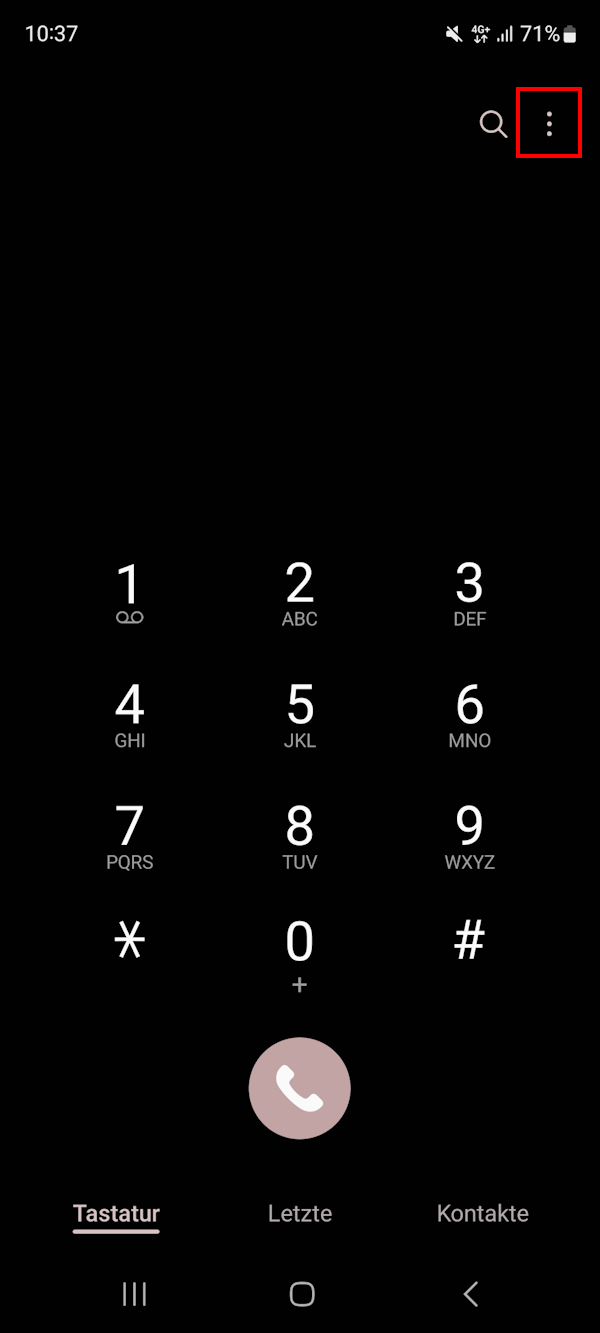 Samsung Telefon-App