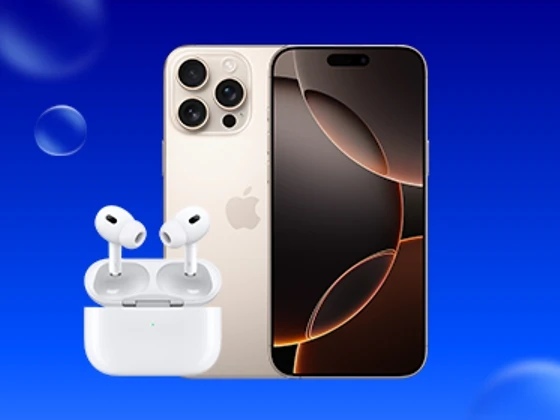  iPhone 16 Pro Max + AirPods Pro 2
